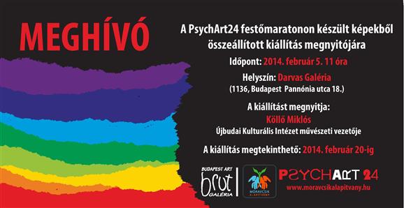 Kiállítás nyílik a PsychArt24 festmaraton legjobb alkotásaiból
